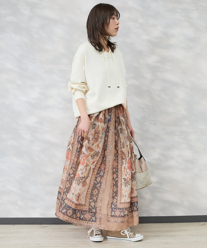 【see U soon】パネルプリントスカート