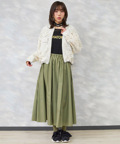 【FONT LAB】ウエストタックボリュームスカート