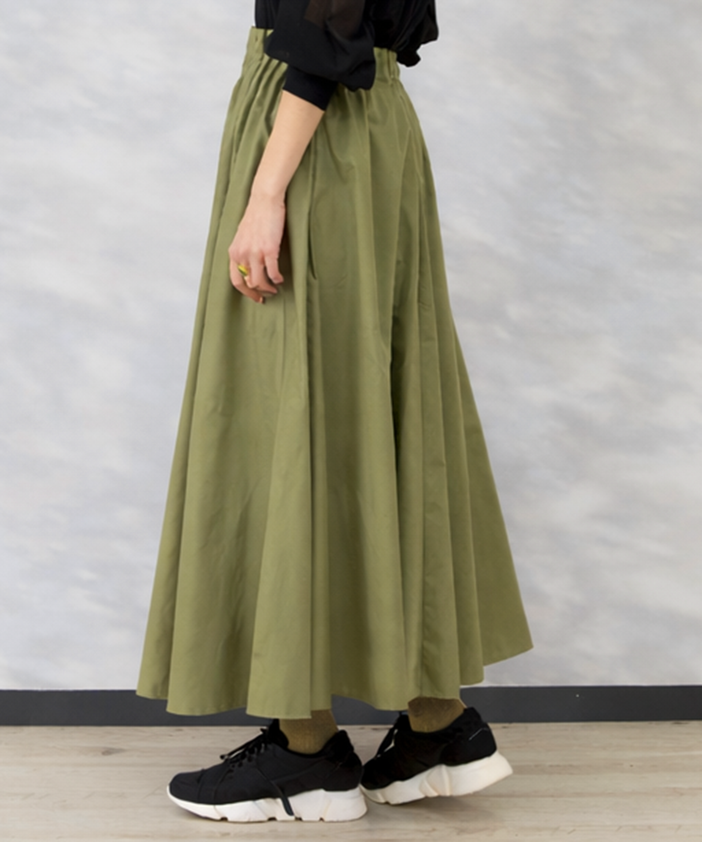 【FONT LAB】ウエストタックボリュームスカート