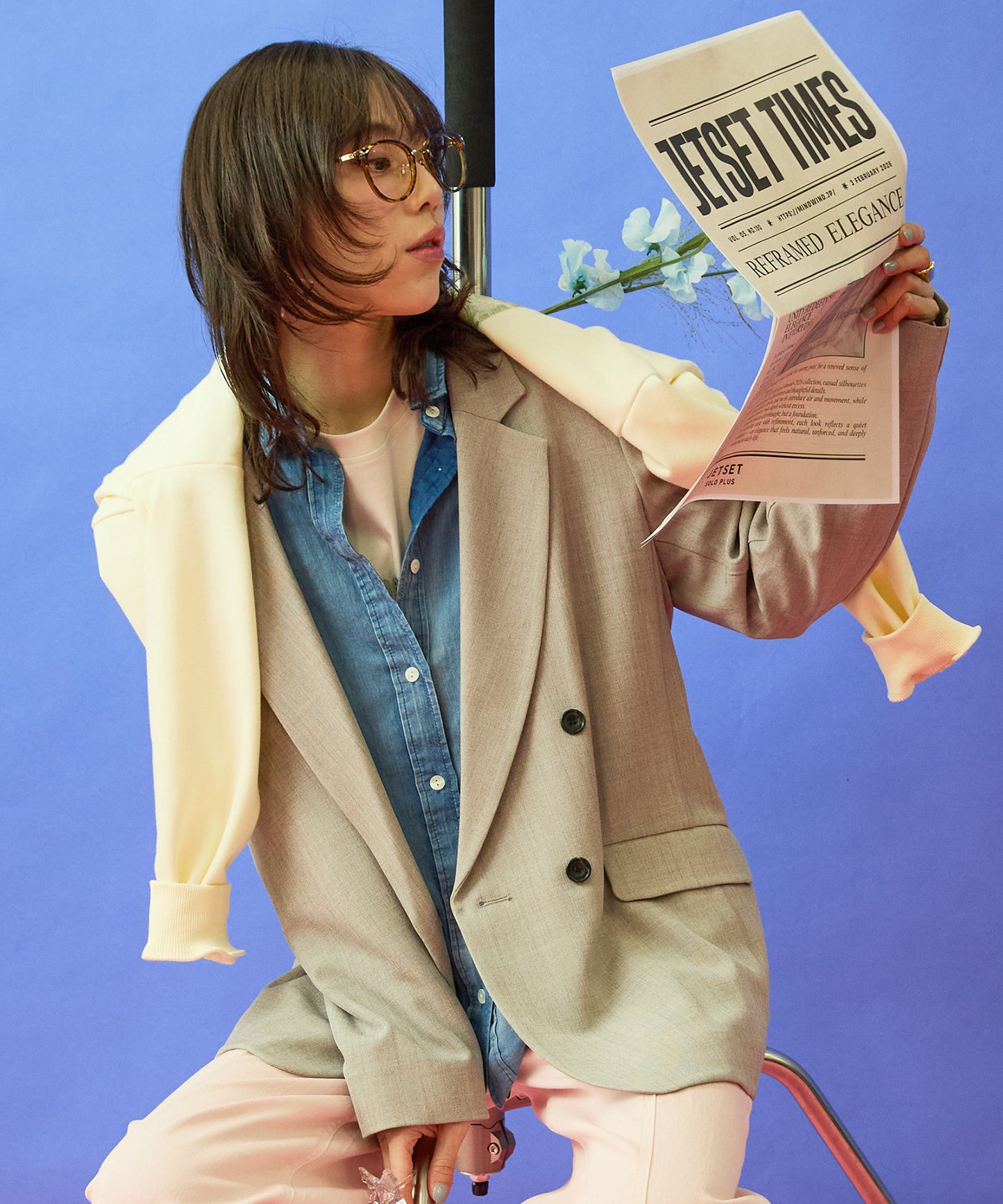 ジャケット レディース 通勤 オフィスカジュアル Wブレストジャケット