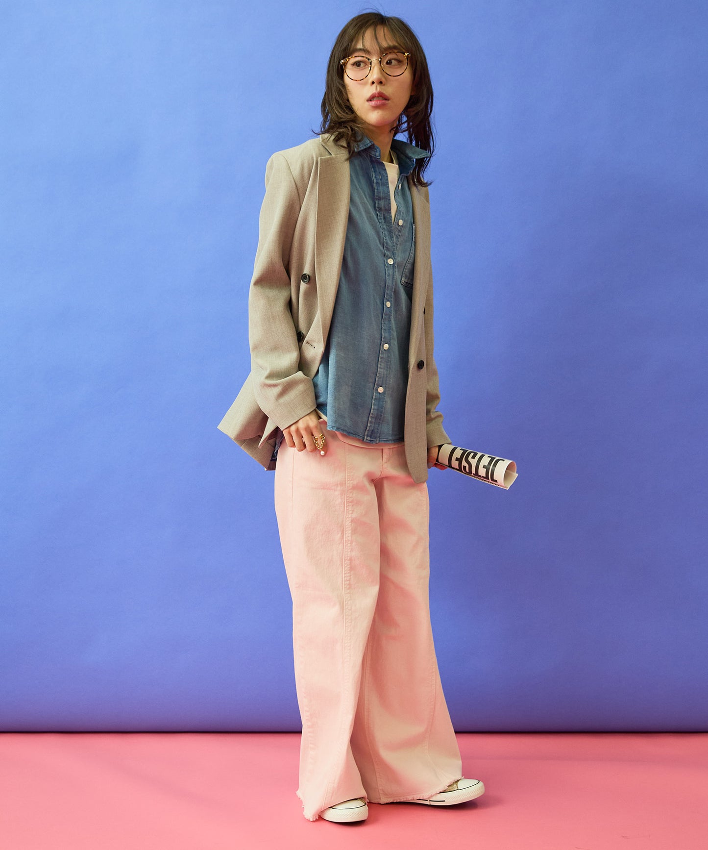 ジャケット レディース 通勤 オフィスカジュアル Wブレストジャケット