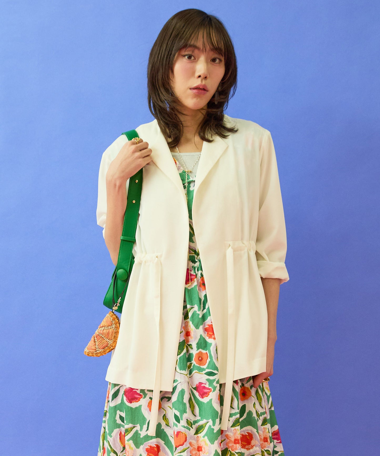 ジャケット レディース 通勤 オフィスカジュアル ドロストデザインジャケット