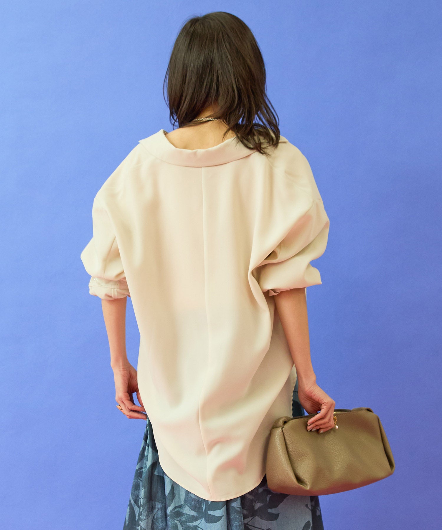 【JETSET SOLO PLUS】RELAxION twill テーラードシャツジャケット