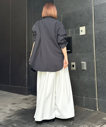 【JETSET SOLO PLUS】RELAxION twill テーラードシャツジャケット