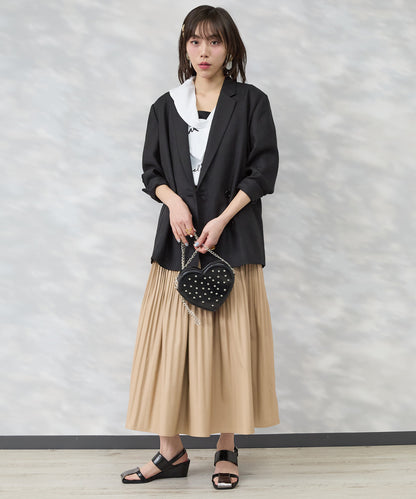 【JETSET SOLO PLUS】ラメリネンダブルブレストジャケット