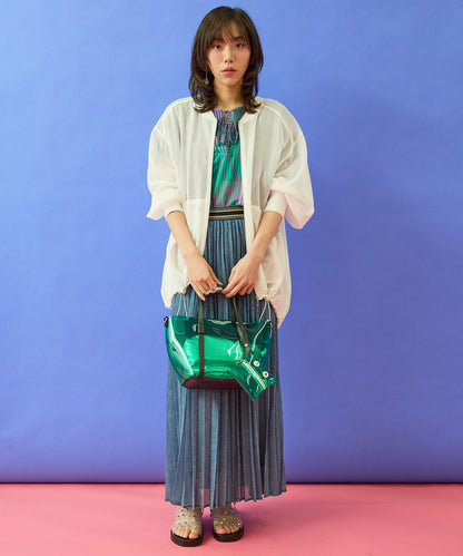 【FONT LAB】メッシュ異素材コンビチュニックMA-1