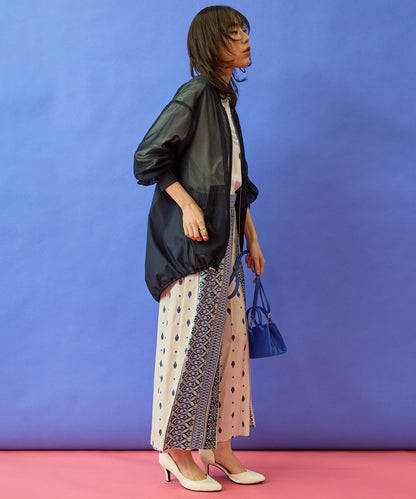 【FONT LAB】メッシュ異素材コンビチュニックMA-1