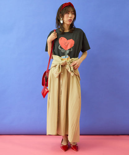 【JETSET SOLO PLUS】ウエストドロストシャツワンピース