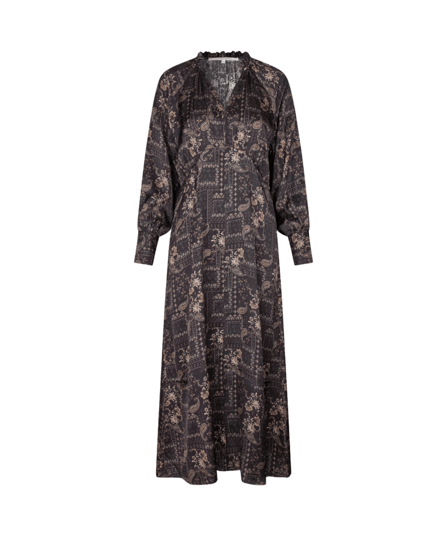 30-6382【SECOND FEMALE】【新店限定】Paisley Dress