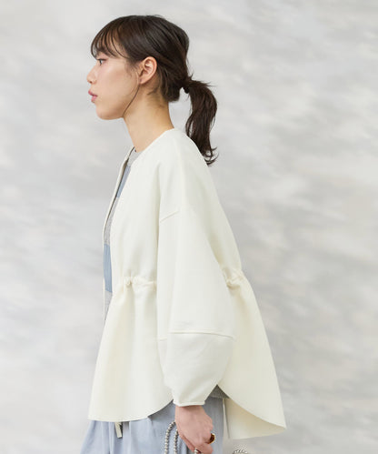 【FONT LAB】カットジョーゼットドロストトッパーハオリ