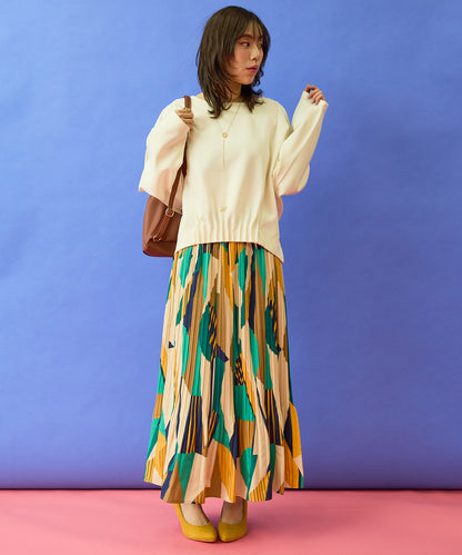 【FONT LAB】ピンタックヘムライトポンチカットソー