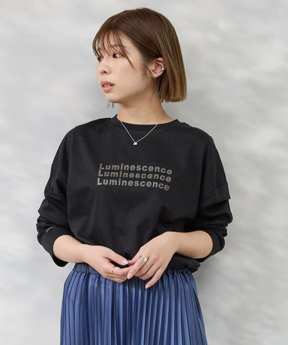 【FONT LAB】コットンスムース3DロゴロンT