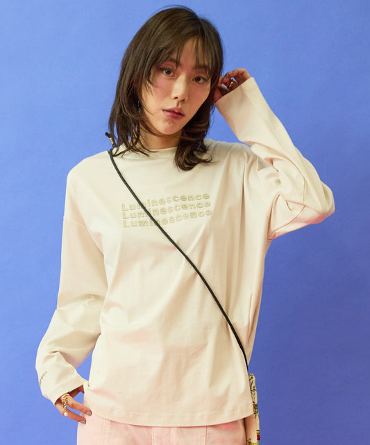 【FONT LAB】コットンスムース3DロゴロンT