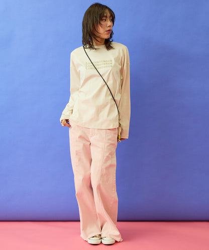 【FONT LAB】コットンスムース3DロゴロンT