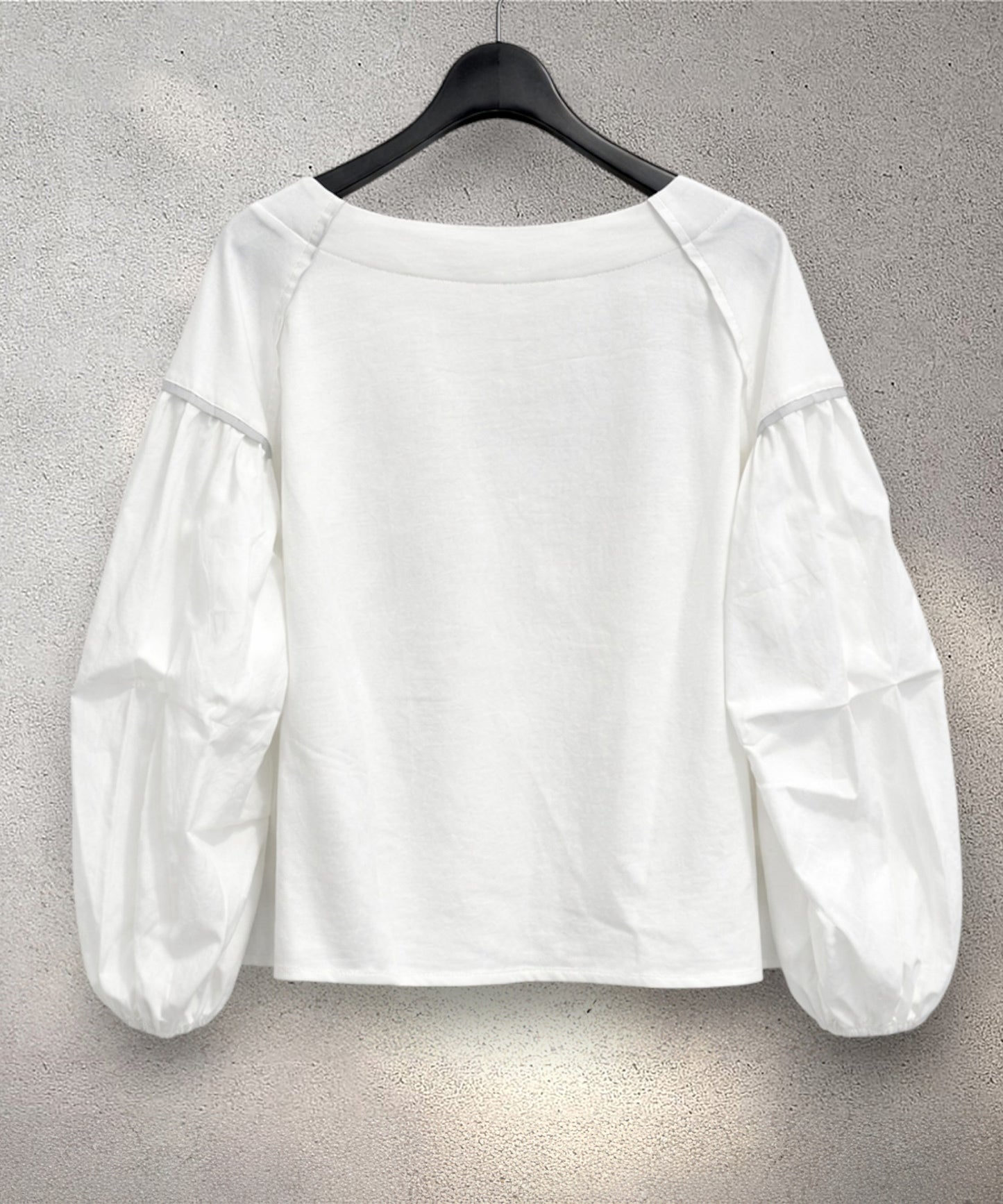 【FONT LAB】ダブルシルケット タックスリーブカットソー