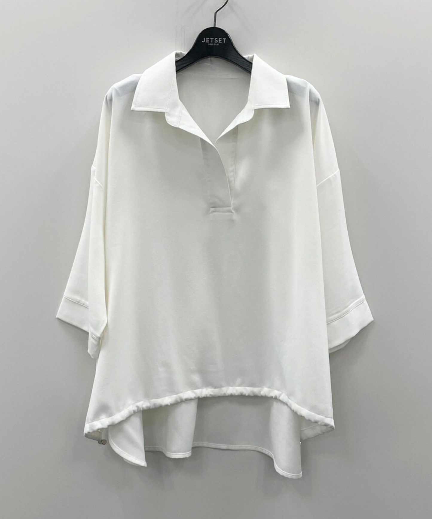 【FONT LAB】ライトジョーゼットドロストスキッパーカットソー