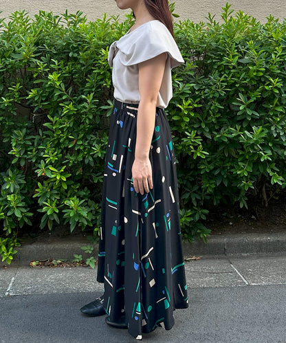 【INNOWAVE】ツイストカラーカットソー