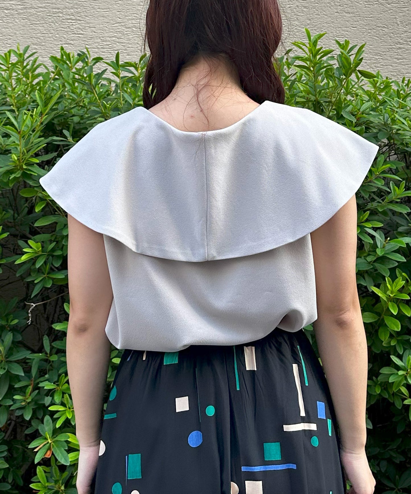 【INNOWAVE】ツイストカラーカットソー