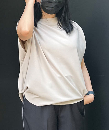 【qout】ショルダーラインジョーゼットカットソー