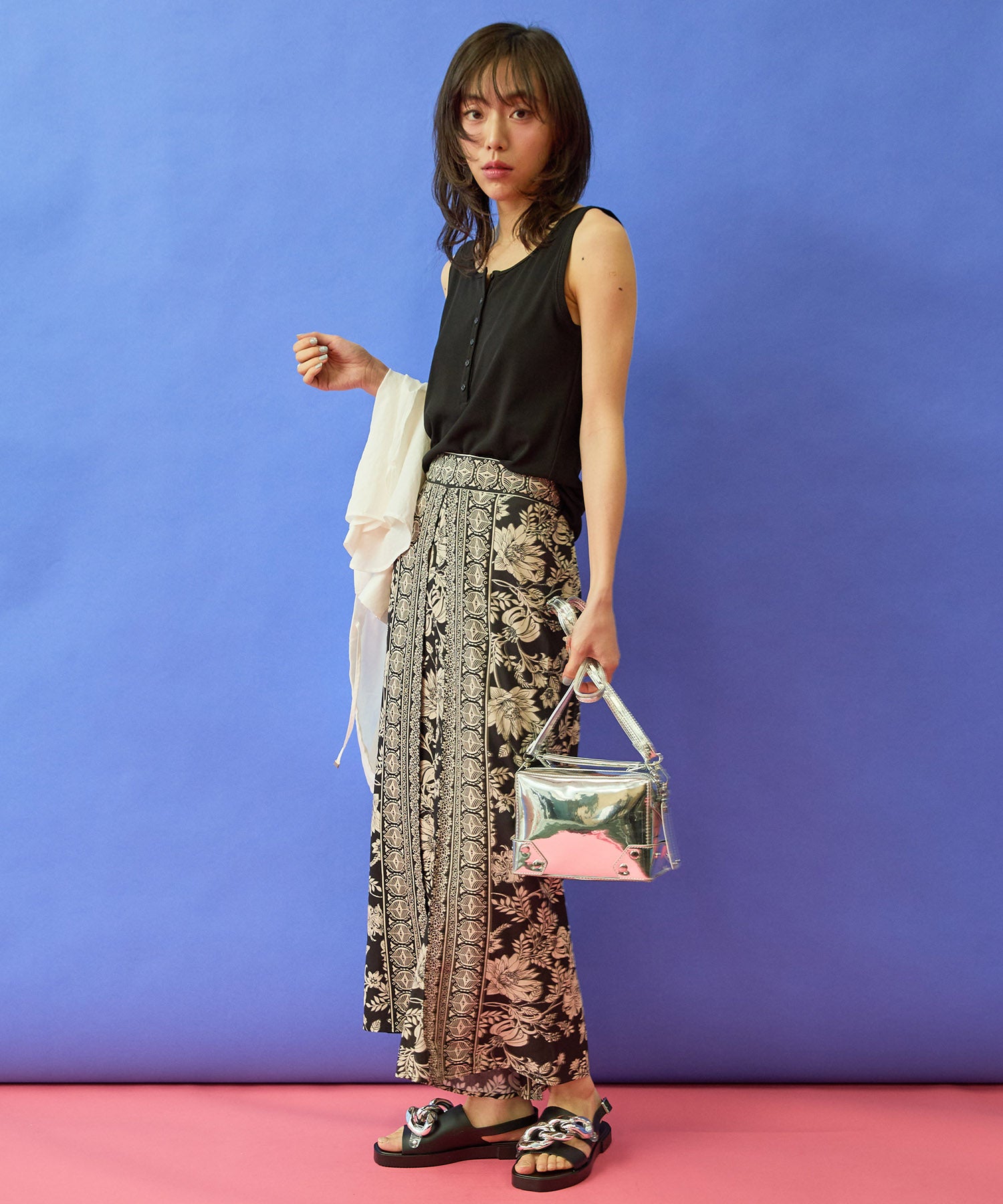 【FONT LAB】ヘンリーネックタンクトップ