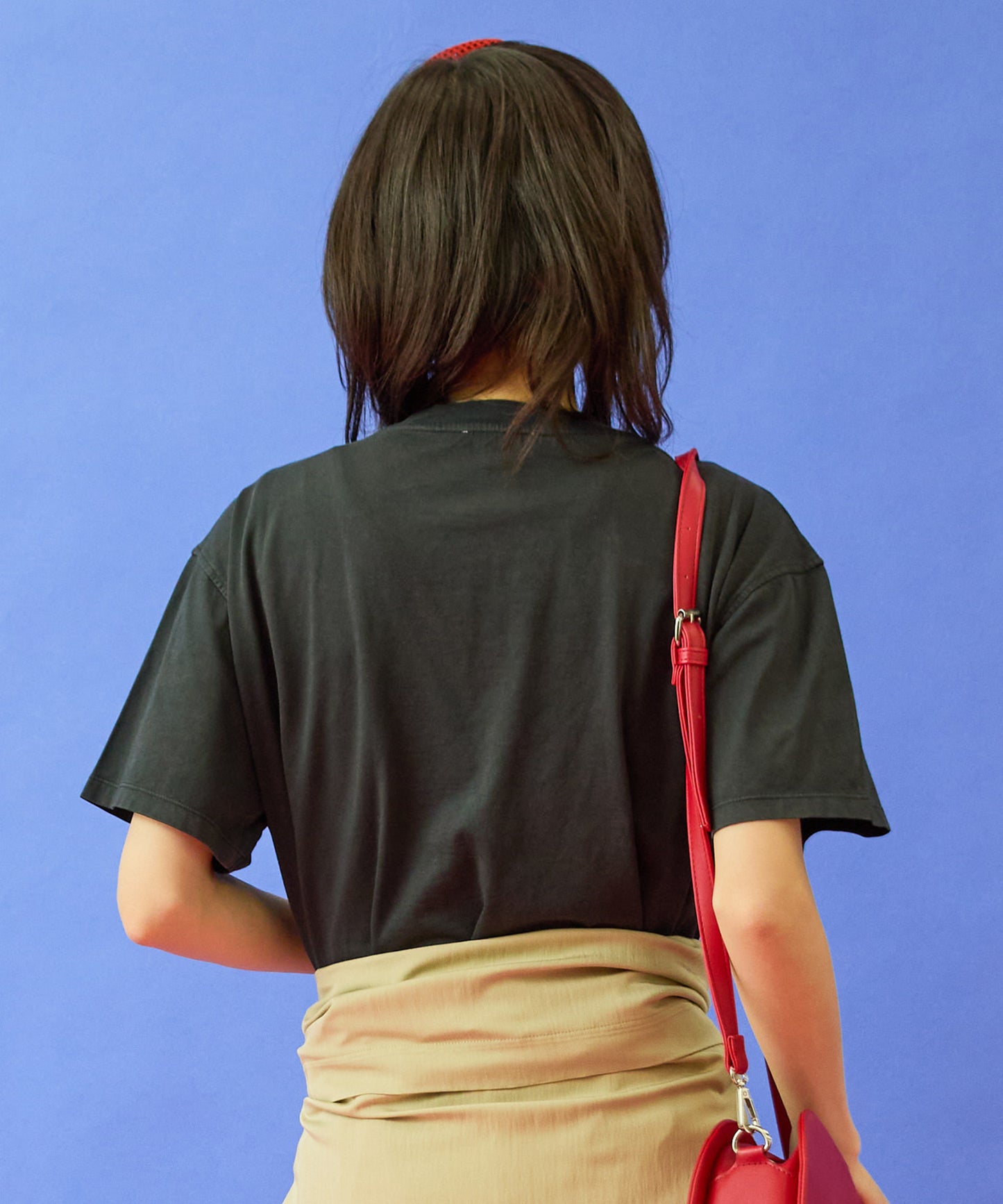 【FRNCH】♡プリントオーガニックコットンTシャツ