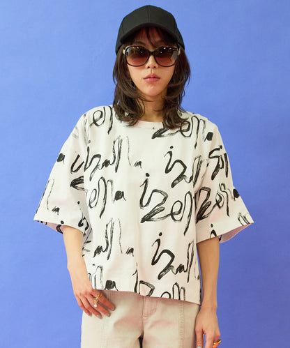 【SKFK】グラフィティプリントTシャツ