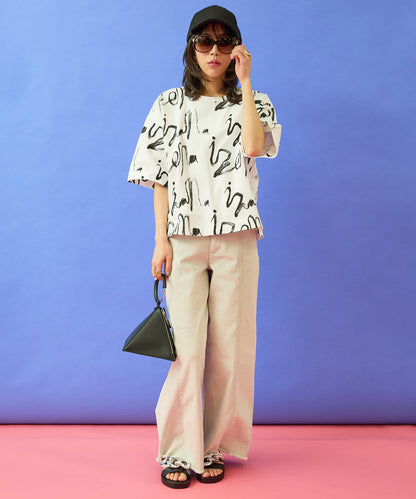 【SKFK】グラフィティプリントTシャツ