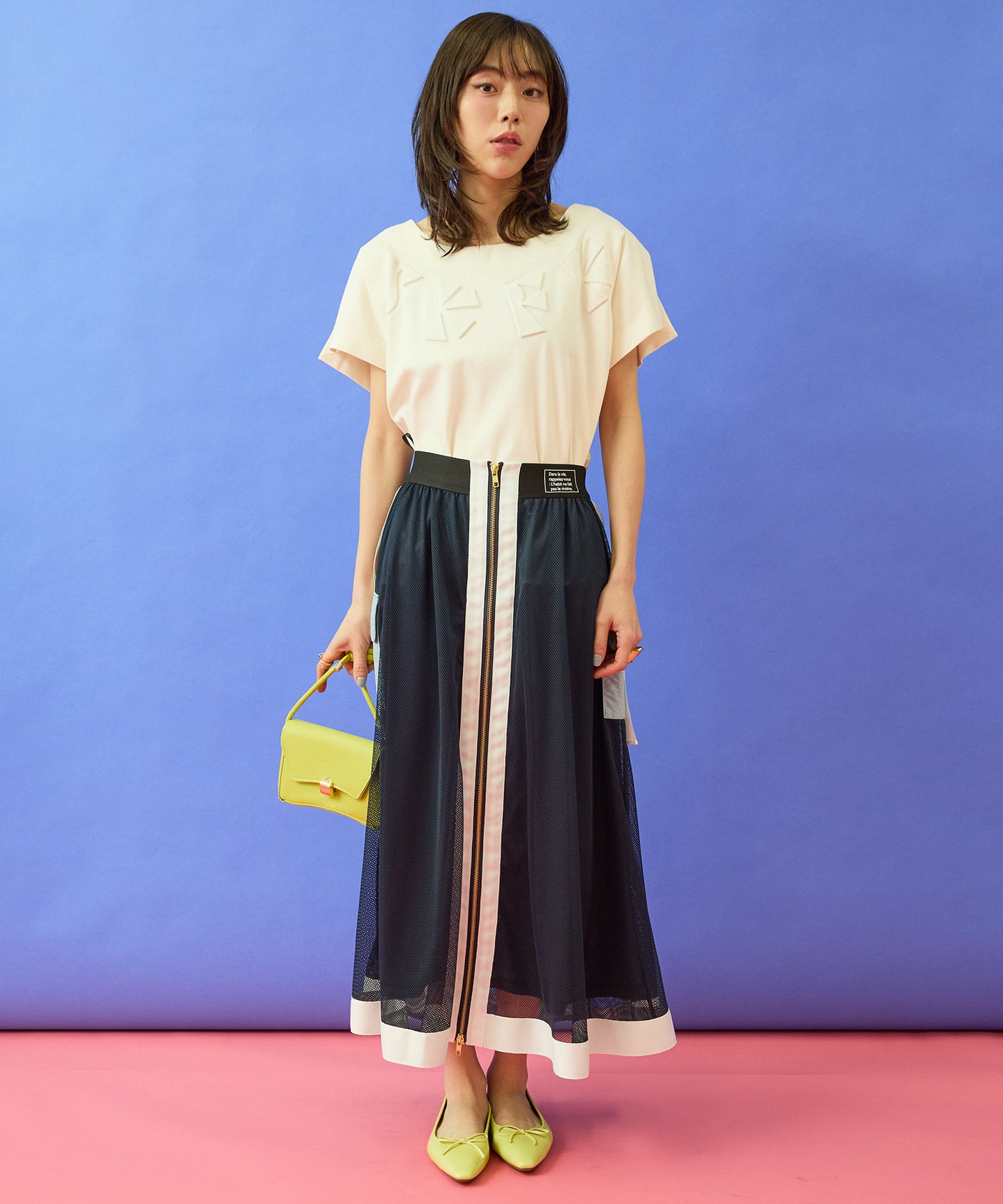 【SKFK】エンボスロゴTシャツ