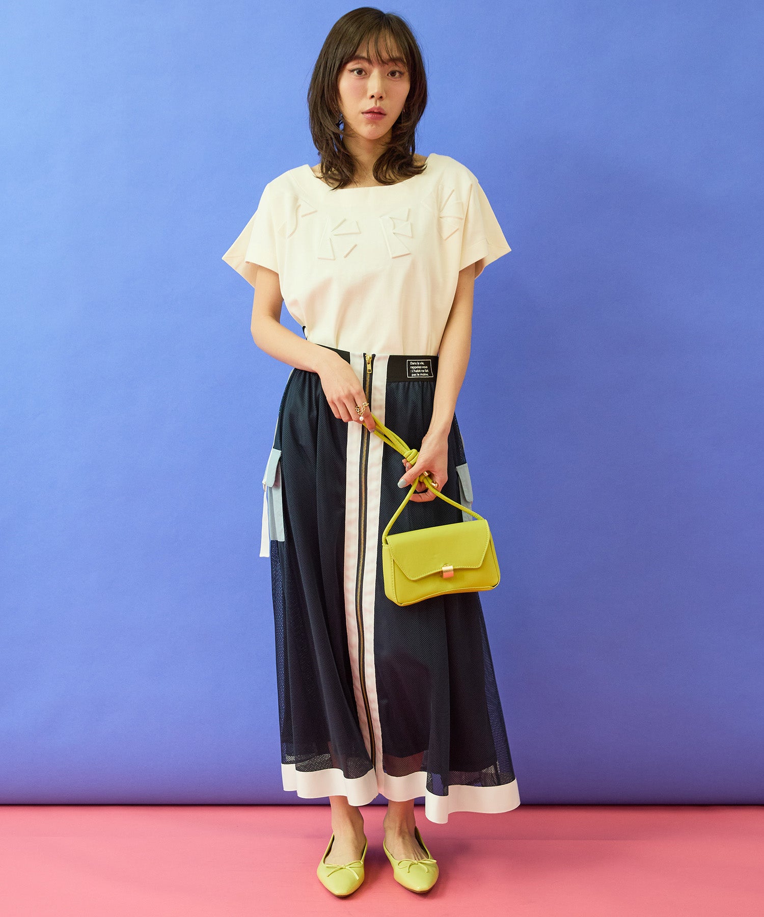 【SKFK】エンボスロゴTシャツ