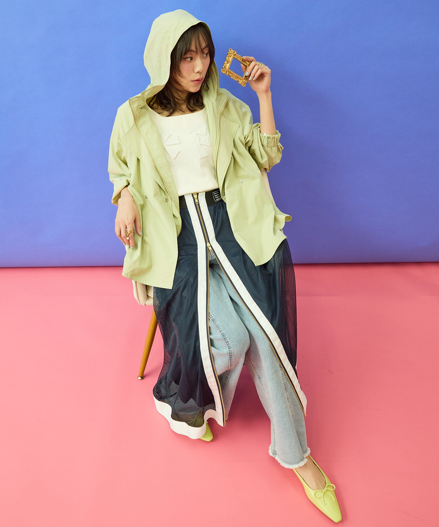 【SKFK】エンボスロゴTシャツ