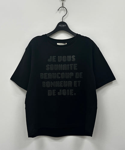 【FONT LAB】シェニールロゴTシャツ