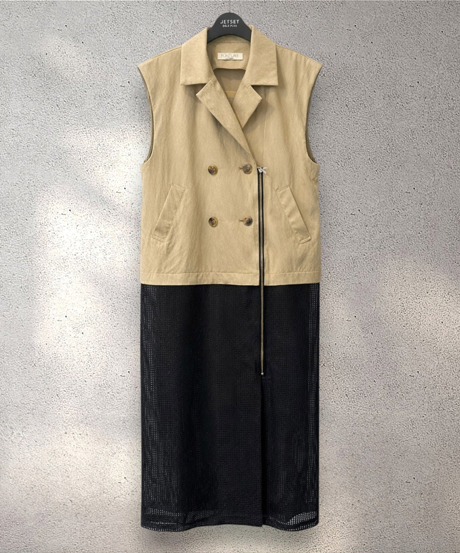 【FONT LAB】メッシュコンビトレンチジレ