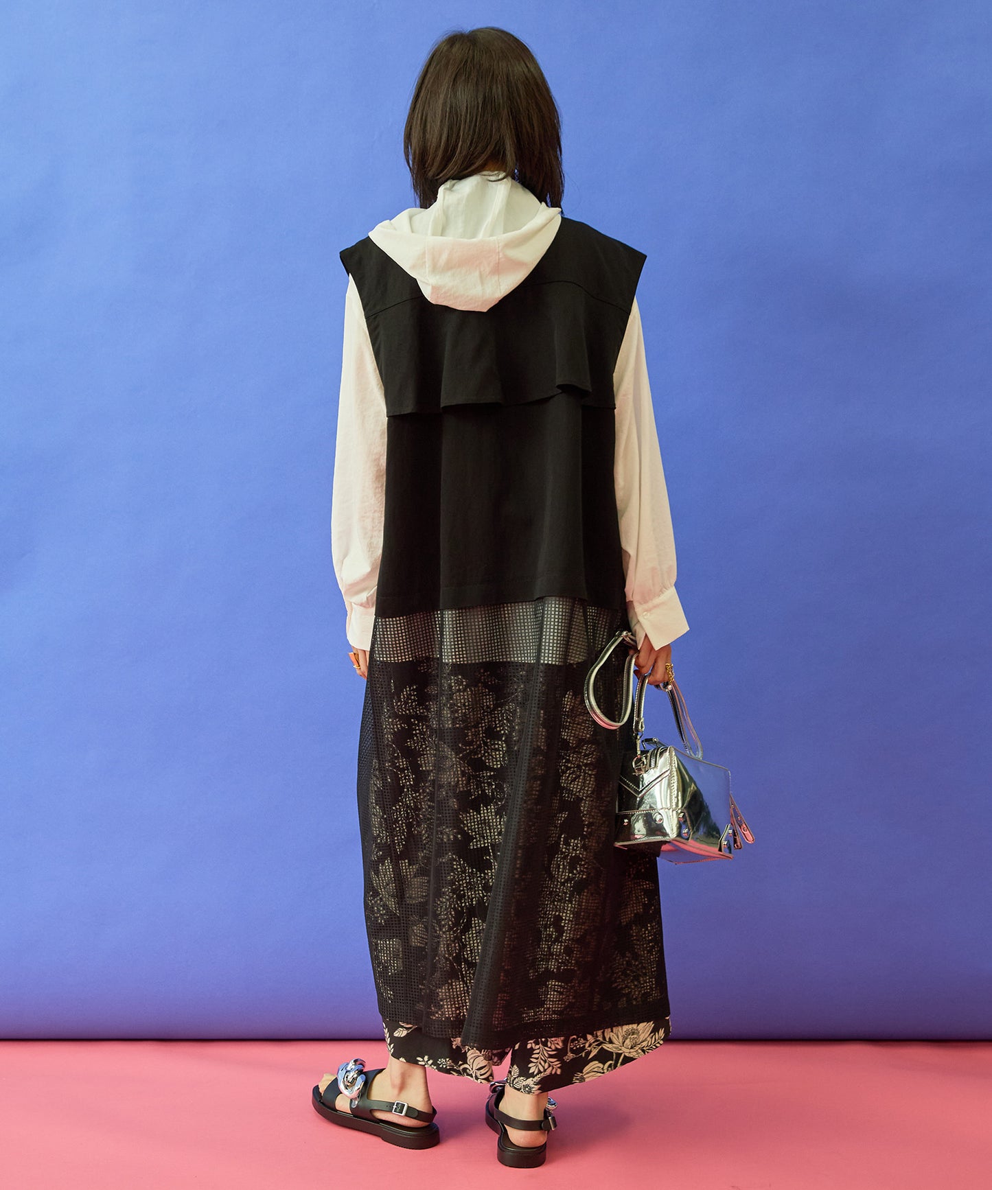 【FONT LAB】メッシュコンビトレンチジレ