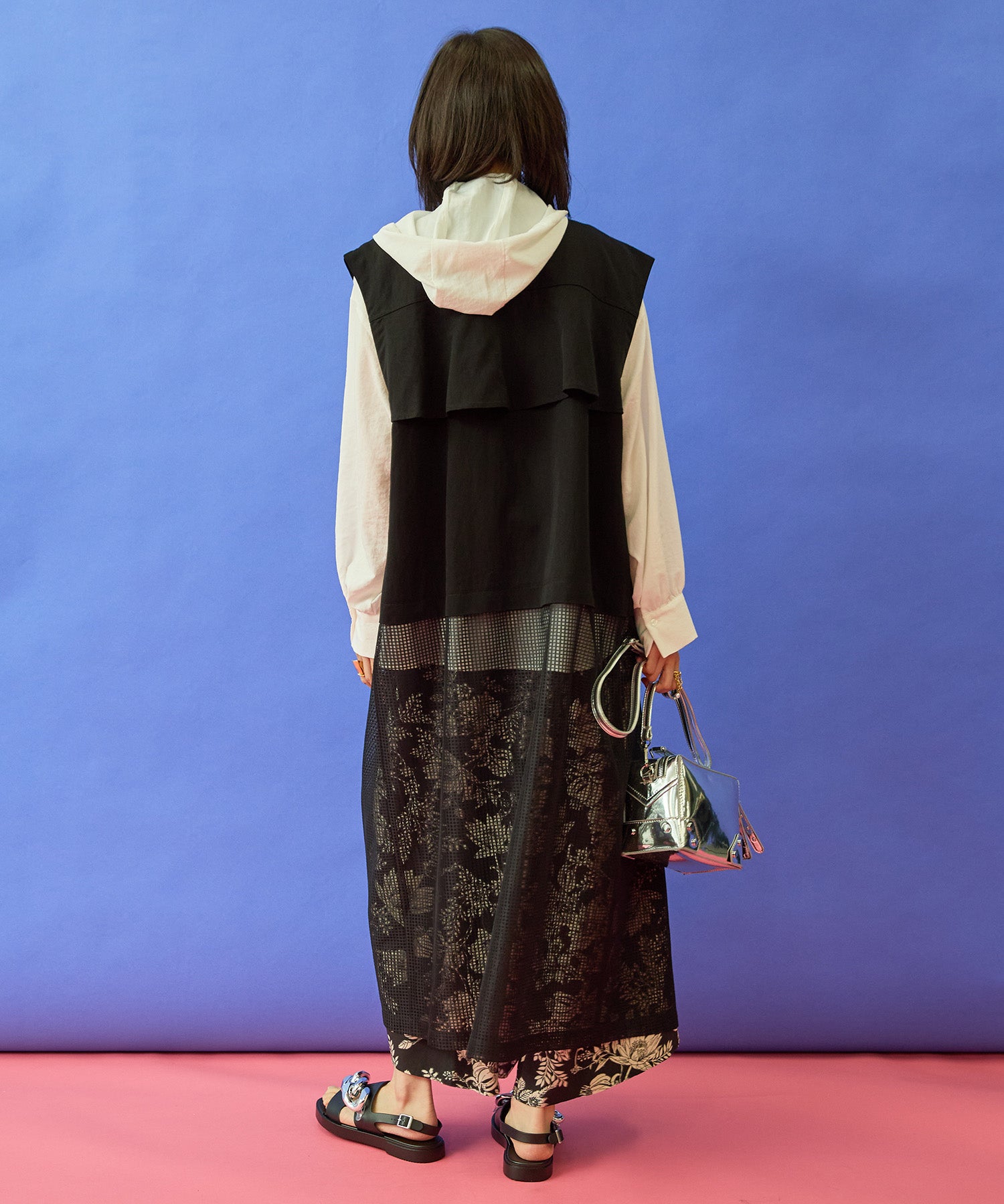 【FONT LAB】メッシュコンビトレンチジレ