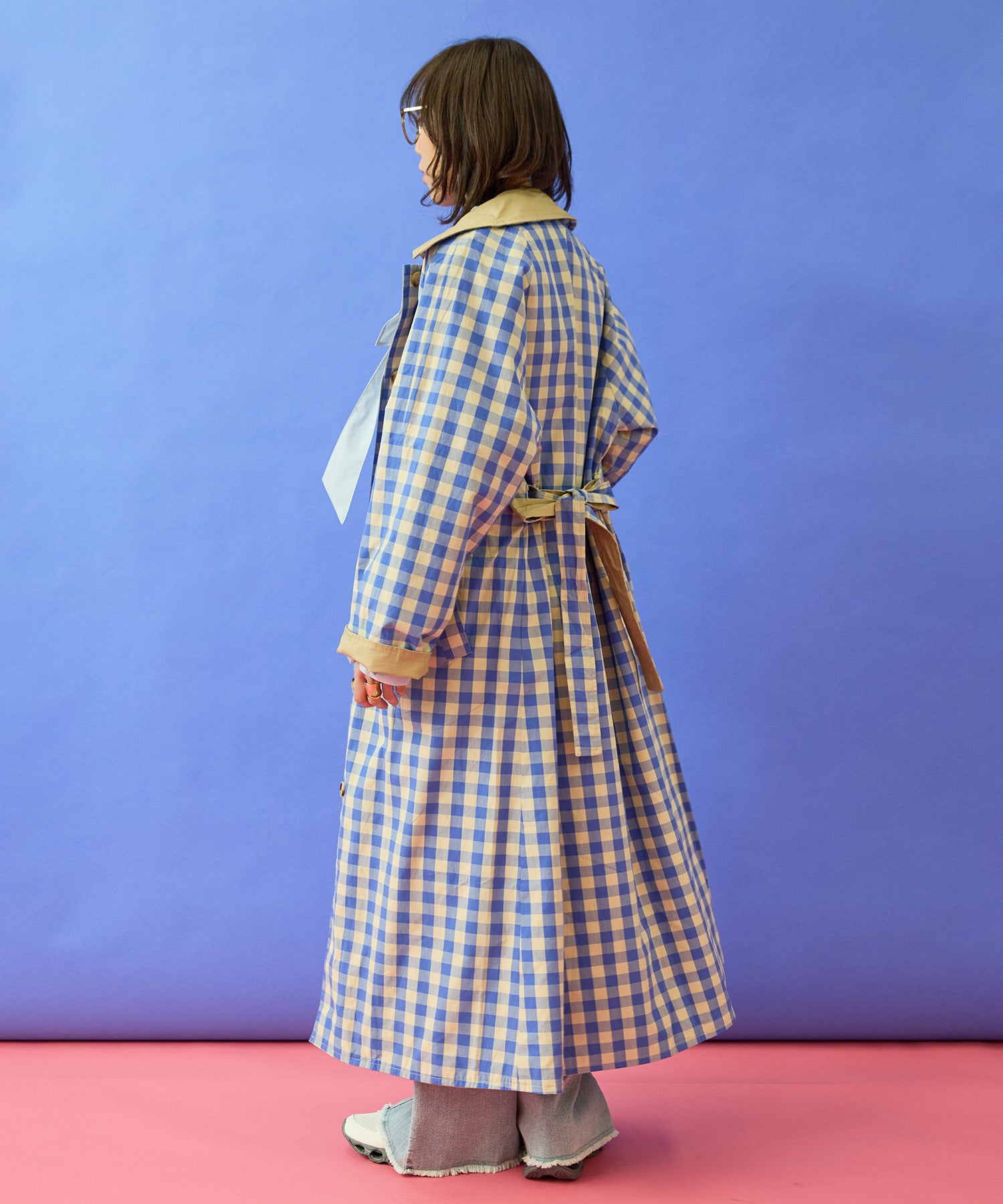 【FRNCH】リバーシブルマキシコート