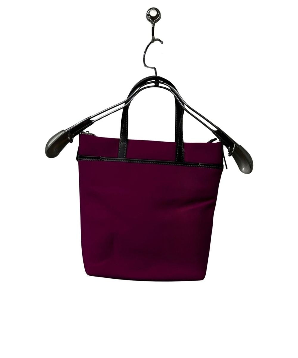 83-6435【biadera】【周年】ハンドペイントレザー×ネオプレンBAG