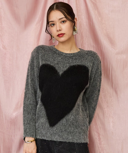 レディース ハート デザイン ニットかんげい｜JETSET SOLO PLUS(ジェットセットソロプラス) 公式通販｜レディース ファッション きれいめカジュアル