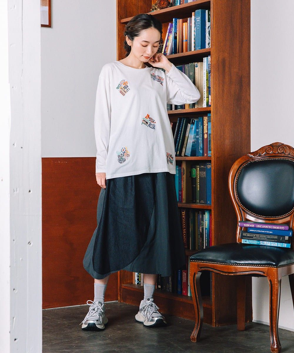 シカゴワッペンエンブロイダリーロンT