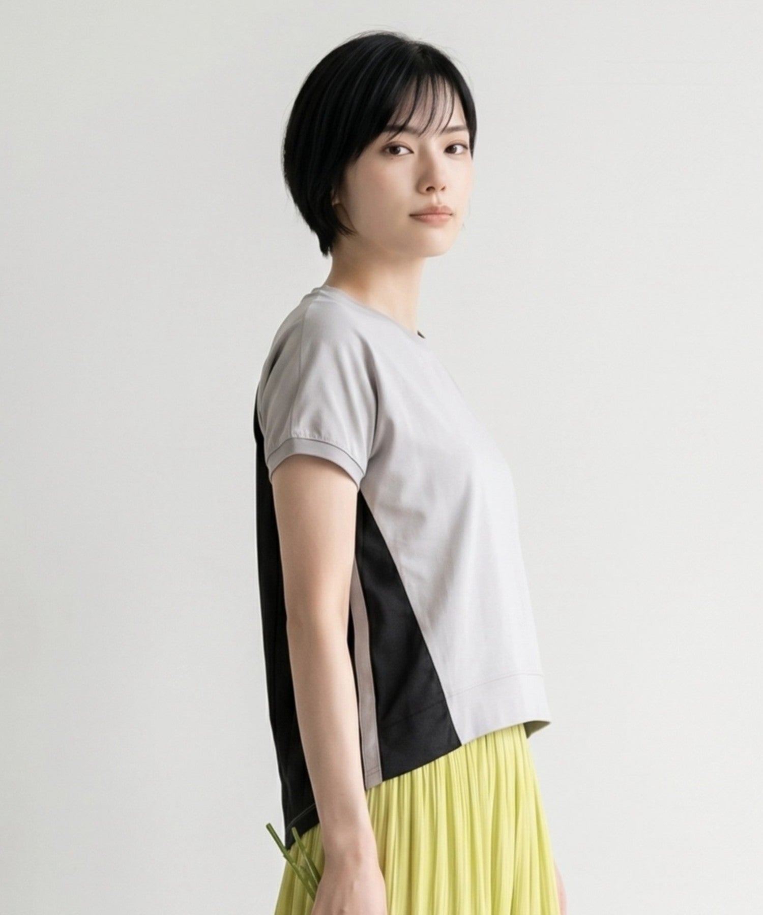 【FONT LAB】バイカラーデザインTシャツ