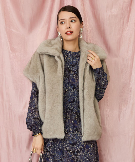 レディース 秋冬 ファー ベスト｜JETSET SOLO PLUS(ジェットセットソロプラス) 公式通販｜レディース ファッション きれいめカジュアル