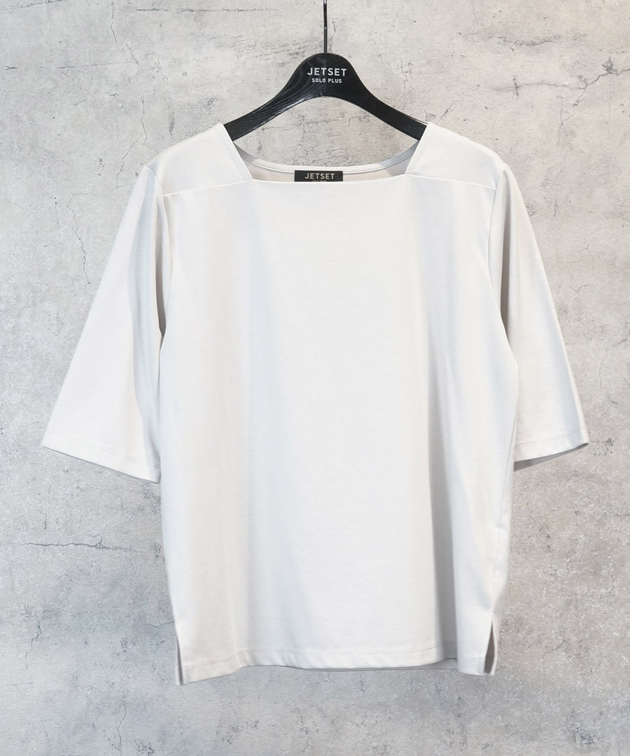 クールタッチスクエアネックTシャツ
