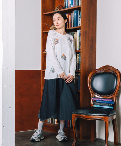 シカゴワッペンエンブロイダリーロンT