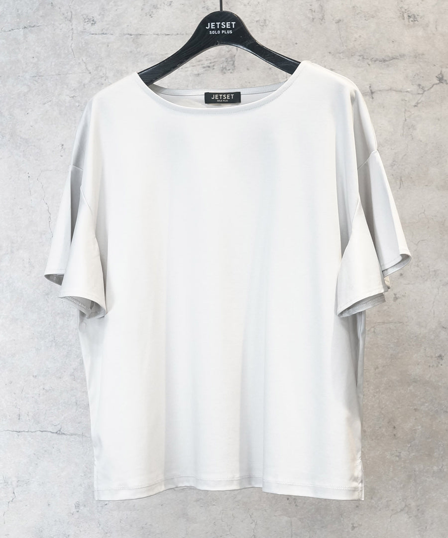 【JETSET SOLO PLUS】多機能ラッフルスリーブTシャツ