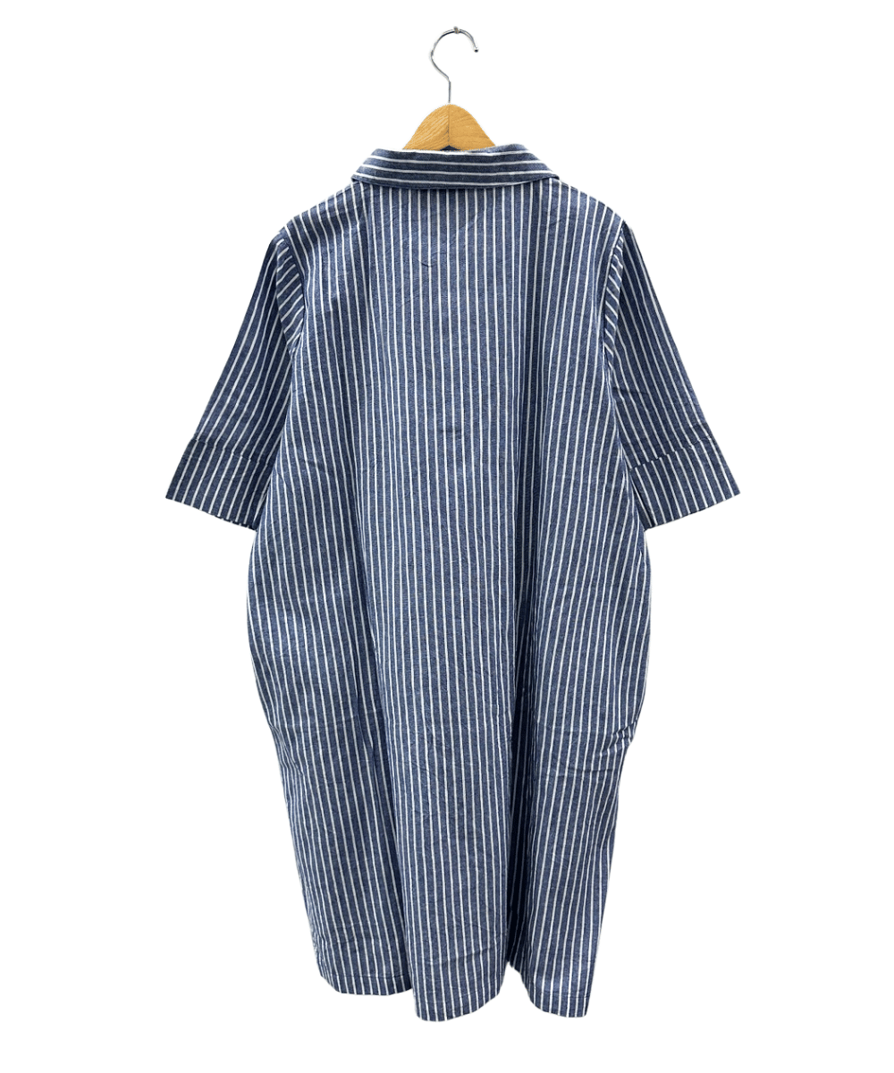 fransa アソートストライプキーネックチュニック