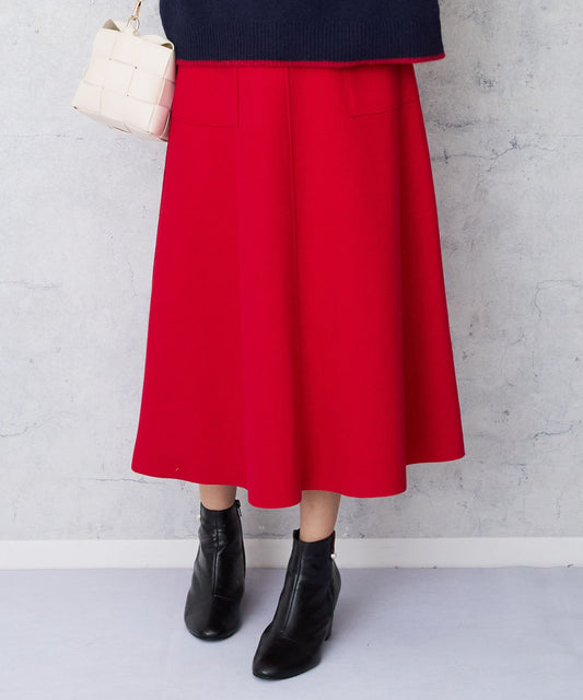 【JETSET SOLO PLUS】メルトンジャージー ベイカースカート