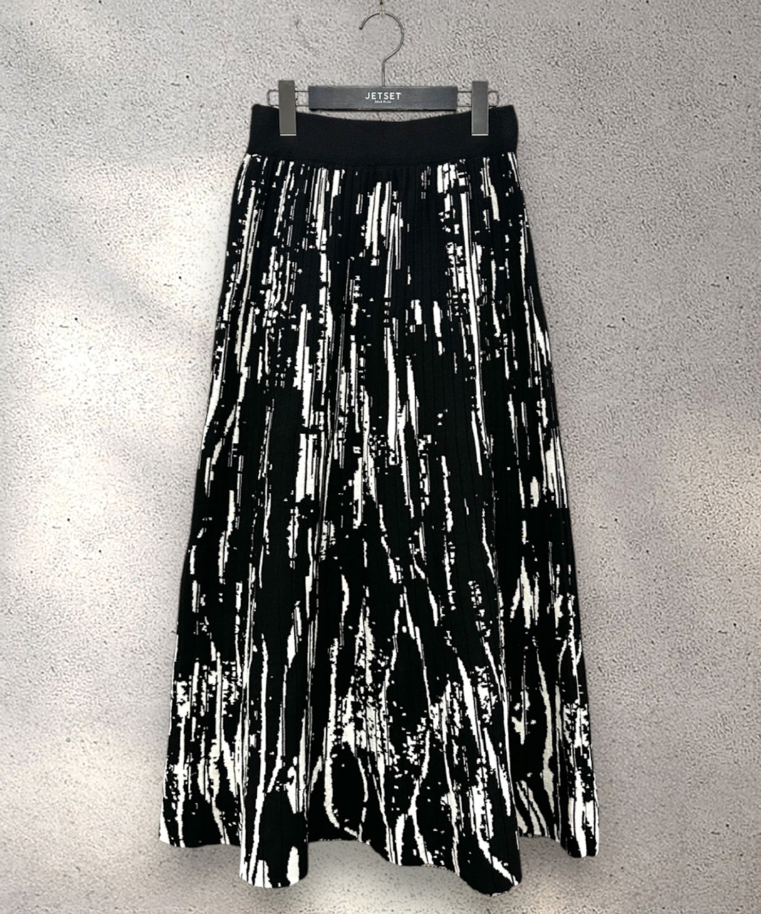 【JETSET SOLO PLUS】レイニージャカードニットスカート