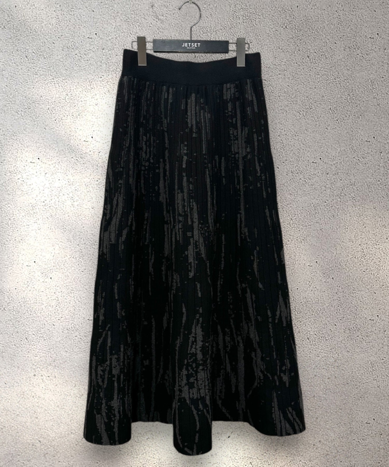 【JETSET SOLO PLUS】レイニージャカードニットスカート