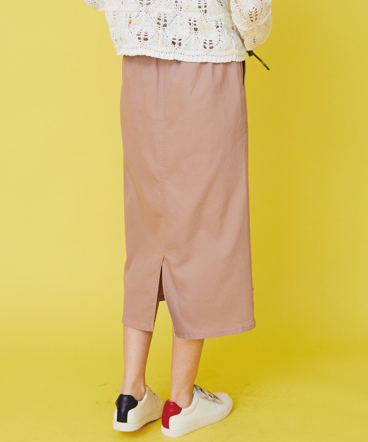 【FONT LAB】ツイルストレッチイージーナロースカート
