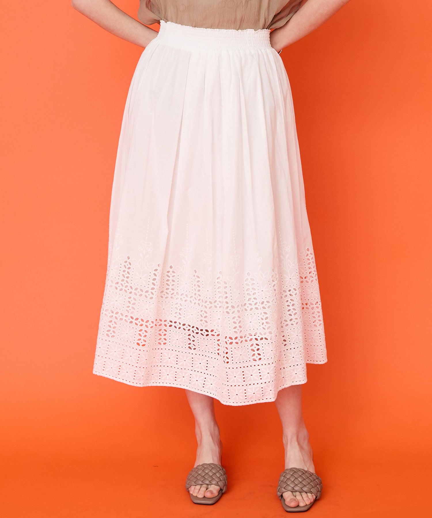【FONT LAB】シフリー刺繍 パネルレーススカート | JETSET SOLO PLUS(ジェットセットソロプラス) 公式通販 | インポート レディース ファッション きれいめカジュアル