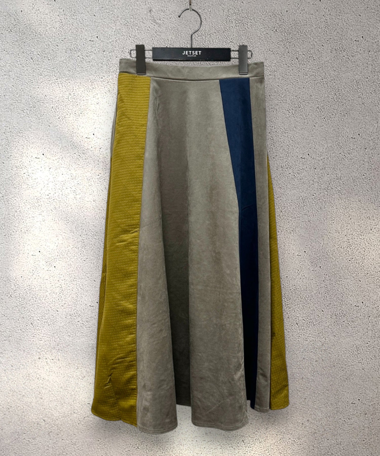 【FONT LAB】異素材コンビスウェードスカート